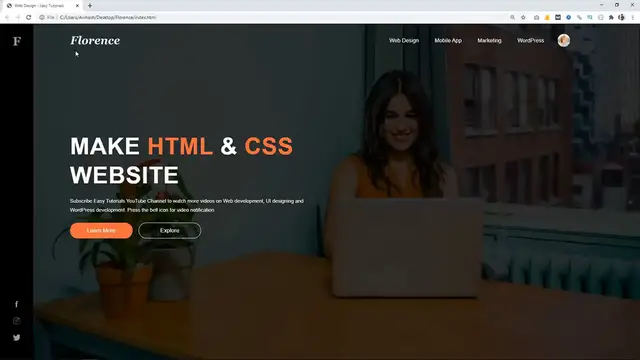 'Video thumbnail for How To Make Website With HTML And CSS Step By Step Tutorial _ Web Design In HTML & CSS'