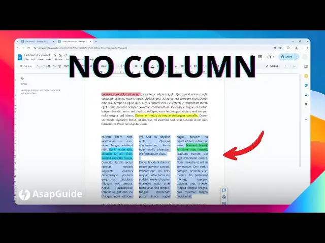 'Video thumbnail for How to Remove Columns in Google Docs'