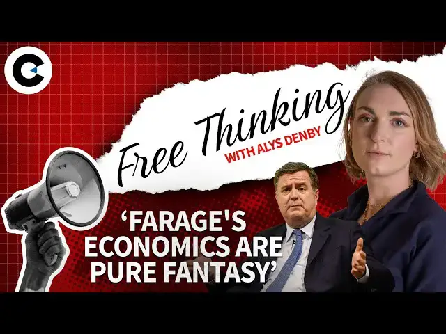 'Video thumbnail for Mel Stride on Farage's 'fantasy' economics and why Tories are different | Free Thinking'