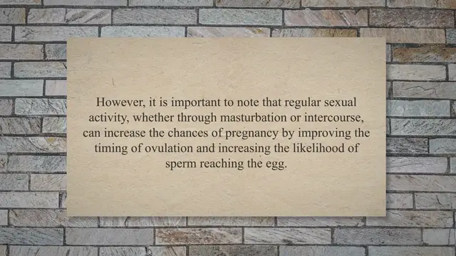 'Video thumbnail for Does female masturbation increase fertility during pregnancy'