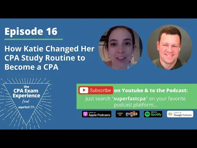 'Video thumbnail for How Katie Changed Her CPA Study Routine to Become a CPA'