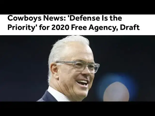 'Video thumbnail for law nation sports: dallas cowboys' free agency: prioritizing defense, byron jones' future, and stephen jones' plan'