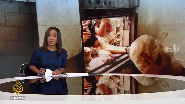 'Video thumbnail for Medical situation for children: UNICEF surveys the damage at al-Shifa Hospital'