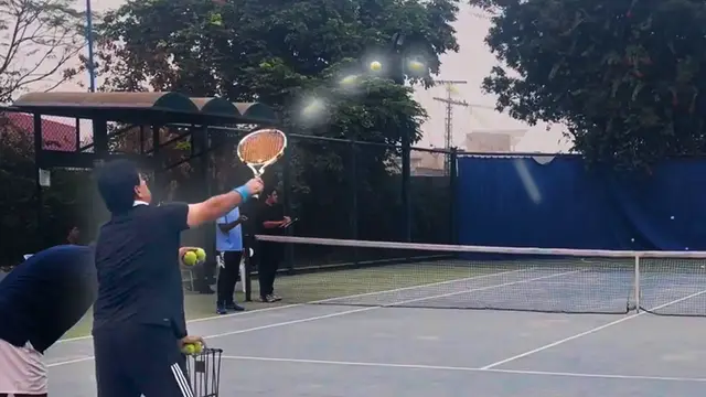 'Video thumbnail for Making the most tennis serves in one minute'