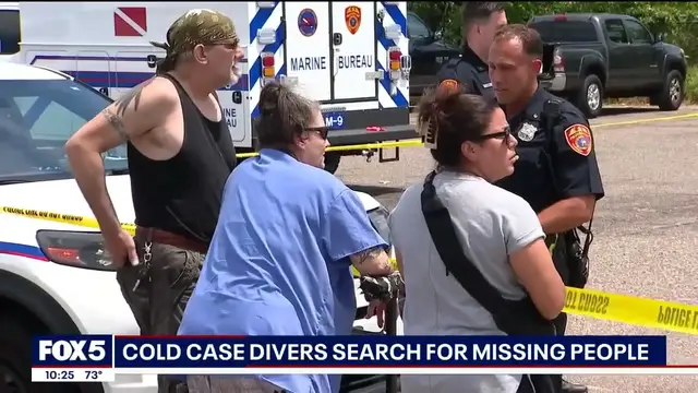 'Video thumbnail for Cold case divers at work on Long Island'
