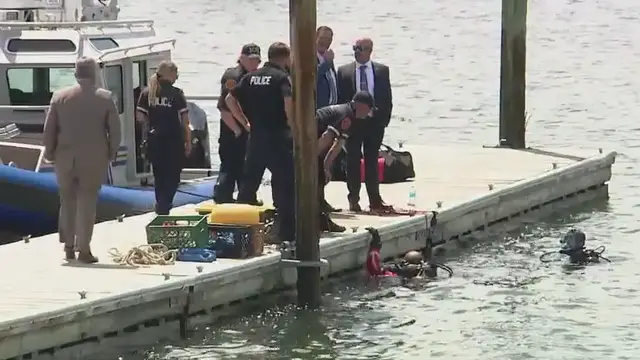 'Video thumbnail for Cold case divers at work on Long Island'