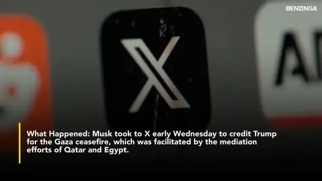 'Video thumbnail for Elon Musk Backs Trump Over Gaza Ceasefire Despite Public Spats'