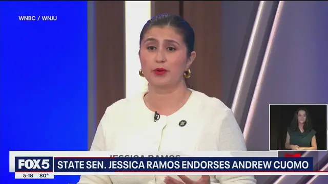 'Video thumbnail for Why NYC mayoral candidate Ramos says she endorsed opponent Cuomo'