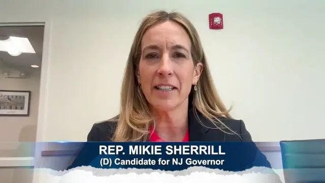 'Video thumbnail for Mikie Sherrill: Meet the candidates for NJ governor'