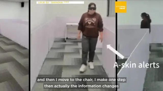 'Video thumbnail for These smartglasses use AI to help blind people navigate the world unaided. This is how they work'