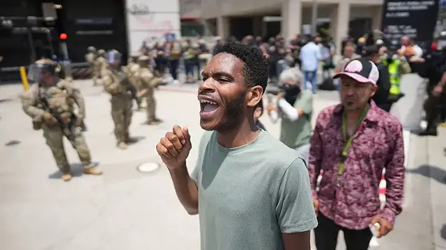 'Video thumbnail for Trump sends 2,700 troops to Los Angeles amid immigration protests'