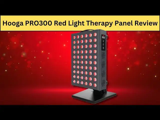 'Video thumbnail for Hooga PRO300 Red Light Therapy Review 2: Is this the best value for money #redlighttherapydevice ?'