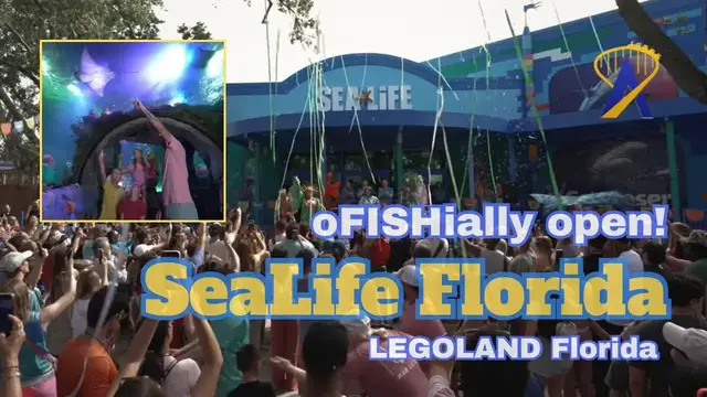 'Video thumbnail for SeaLife Florida Grand Opens at LEGOLAND Florida!'