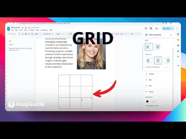 'Video thumbnail for How to Make a Grid on Google Docs'