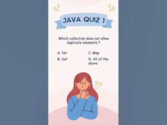 'Video thumbnail for comment the answer ✅✅ #coding #cprogramming #cpatterns #java #quiztime #quiz'