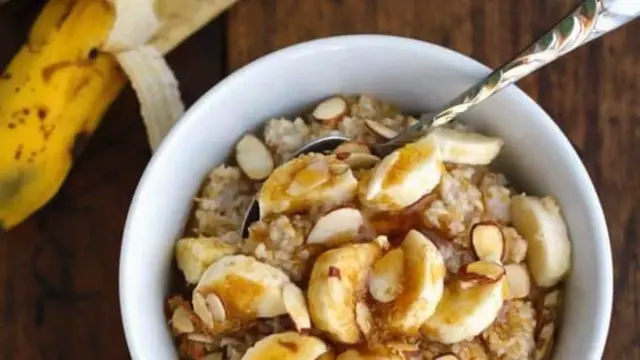 'Video thumbnail for Honey Nut Steel Cut Oats recipe'