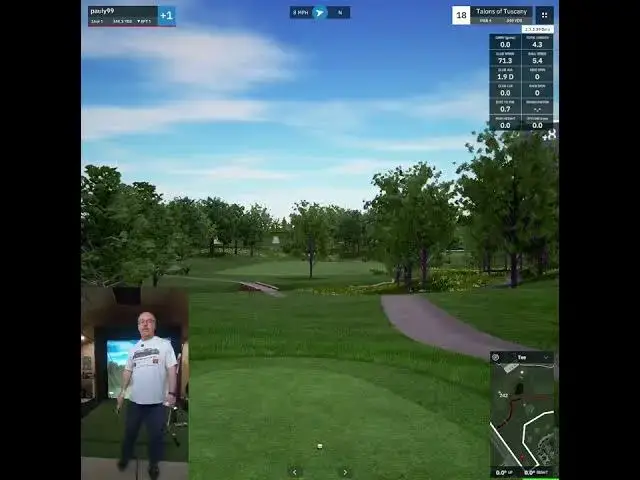 'Video thumbnail for Talons of Tuscany - A Few Holes with GSPro'