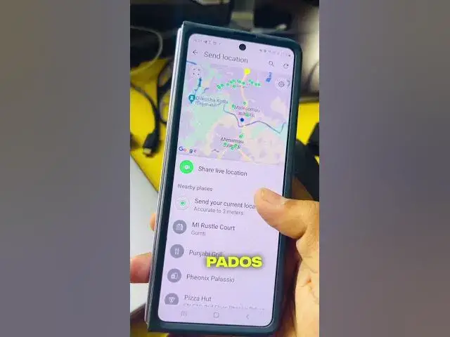 'Video thumbnail for How to send your current location on WhatsApp'