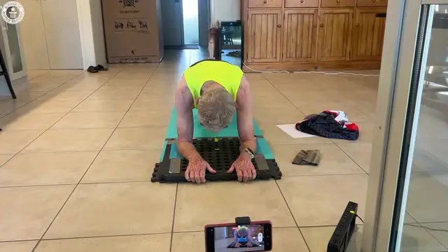 'Video thumbnail for Oldest person to perform an abdominal plank (male)'