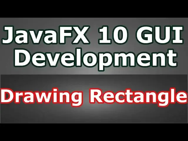 'Video thumbnail for Learn JavaFX 10 GUI Drawing Rectangle And QuadCurve #4'