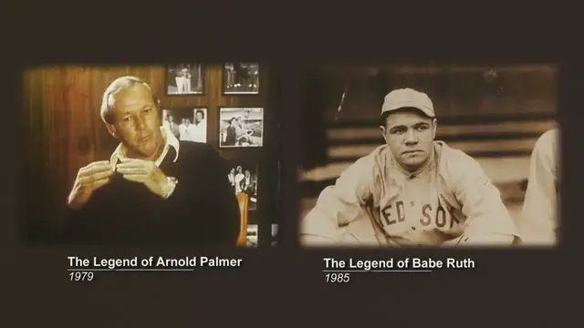 'Video thumbnail for Greatest Sports Legends Then and Now - Features the Careers of Babe Ruth and Arnold Palmer'