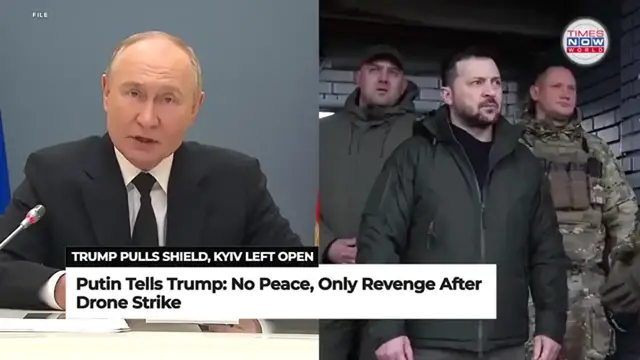 'Video thumbnail for Kyiv Left Exposed as U.S. Pulls Military Tech Post Putin-Trump Call, WSJ Reports| Times Now World'