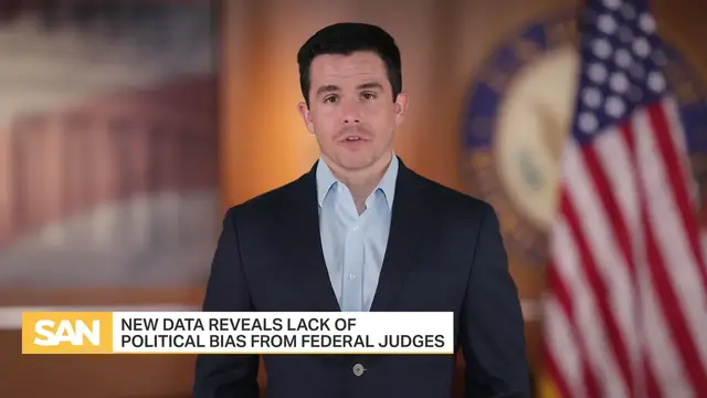 'Video thumbnail for Trump says liberal judges are blocking his agenda — data suggests otherwise'