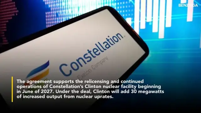 'Video thumbnail for Constellation Energy Signs 20-Year Nuclear Power Deal With Meta, Stock Surges'