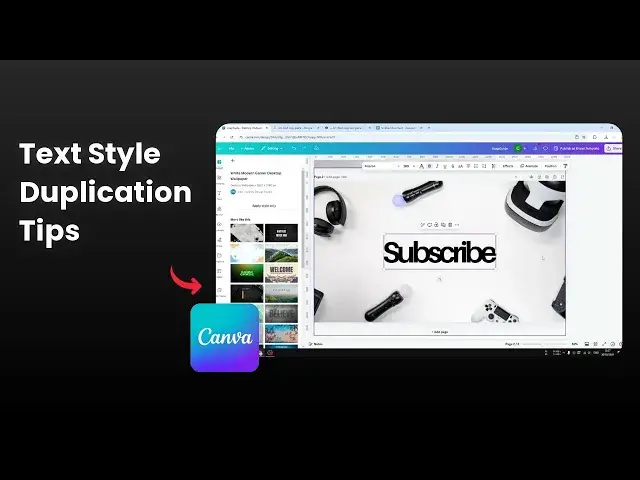 'Video thumbnail for How to Copy Text Style in Canva'