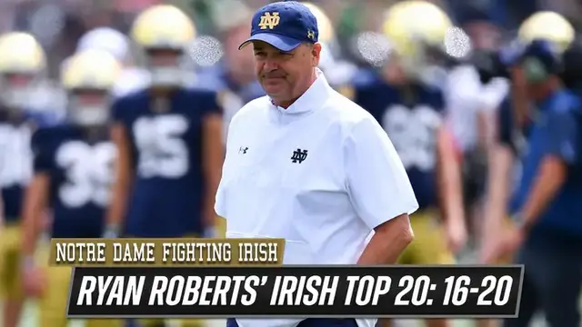 'Video thumbnail for Top 20 MOST IMPORTANT players for Notre Dame in 2025: 16-20'