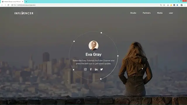 'Video thumbnail for How To Make Website Using HTML, CSS, JS With SVG Animation Step By Step Tutorials'