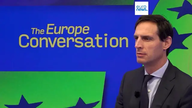 'Video thumbnail for EU Commissioner for Climate Wopke Hoekstra defends carbon credits'