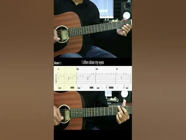 'Video thumbnail for EASY Guitar Lessons TAB for Beginner - Guitar Tutorial Kiss The Rain'