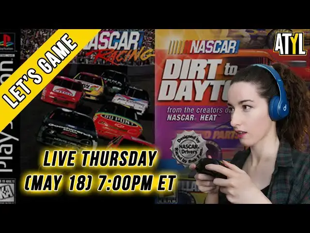 'Video thumbnail for Let's Game: NASCAR Racing & Dirt to Daytona [LIVE]'