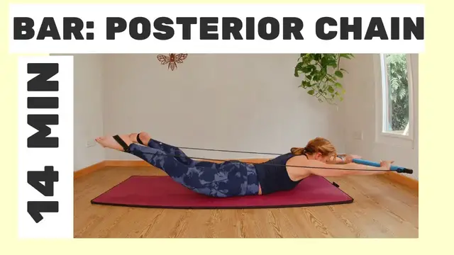 'Video thumbnail for Pilates Bar Workout: Strengthen Your Posterior Chain'