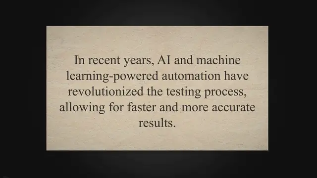 'Video thumbnail for Revolutionize Your Testing Process: Harnessing the Power of AI and Machine Learning Automation'