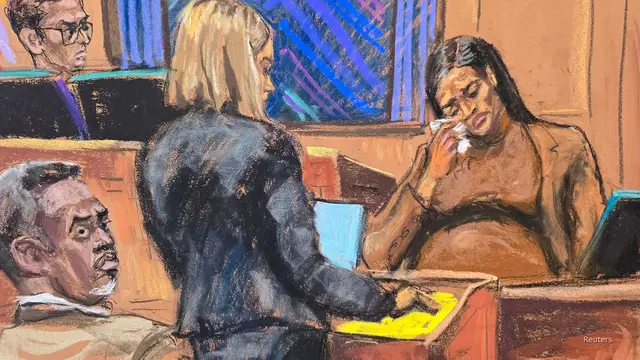 'Video thumbnail for Cassie Ventura testifies to $20M settlement, abuse in Diddy trial'