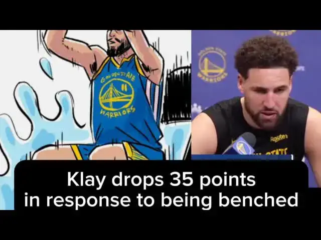 'Video thumbnail for heatcheck: klay thompson drops 35 points after being benched'
