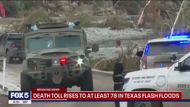 'Video thumbnail for Death toll continues to rise in Texas flash floods'
