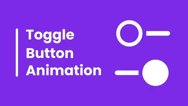 'Video thumbnail for Toggle Button Animation in HTML CSS & JavaScript'