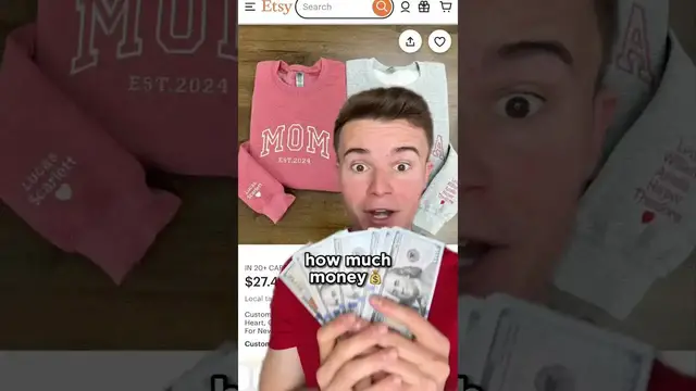 'Video thumbnail for Casper Capital: etsy sweatshirt side hustle making millions'