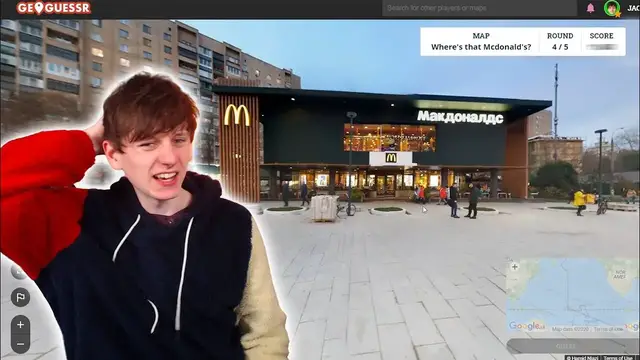 'Video thumbnail for Playing GEOGUESSR "where is that McDonalds?" edition... again'