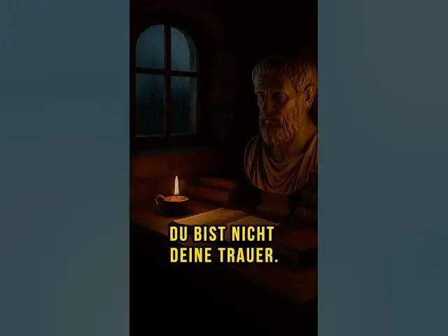 'Video thumbnail for Warum du Traurigkeit zulassen musst – laut Epiktet'