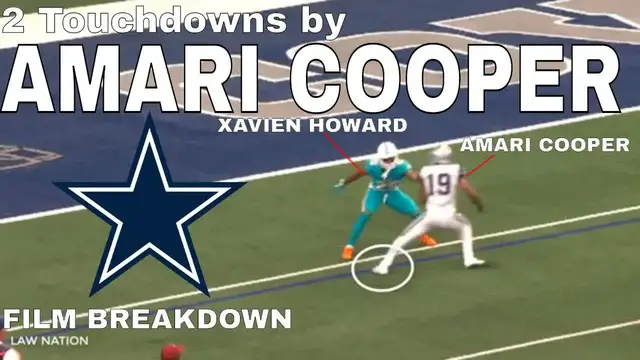'Video thumbnail for law nation sports: amari cooper's route running vs xavien howard'