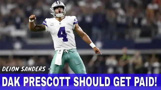 'Video thumbnail for law nation sports: deion sanders on dak prescott's contract! cowboys, nfl review'