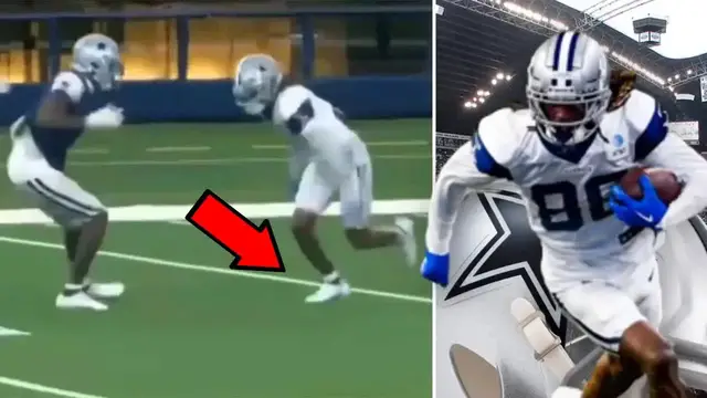 'Video thumbnail for law nation sports: ceedee lamb's separation ability and quickness breakdown'