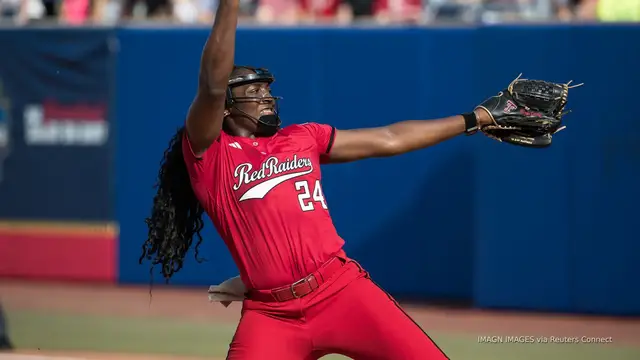 'Video thumbnail for Texas Tech’s ‘million-dollar arm’ ends Oklahoma’s NCAA softball dynasty'