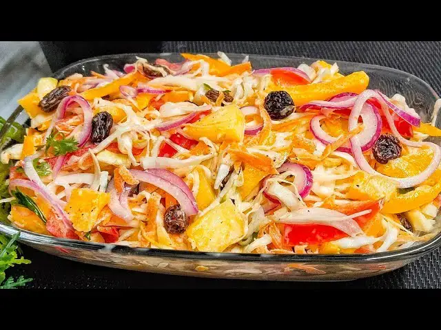 'Video thumbnail for How To Make Mixed Vegetable Salad/ Vegan Salad馃'