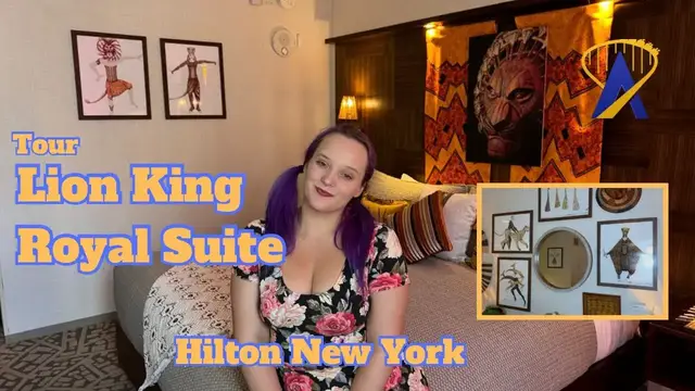 'Video thumbnail for Lion King Royal Suite Tour at Hilton New York Times Square'