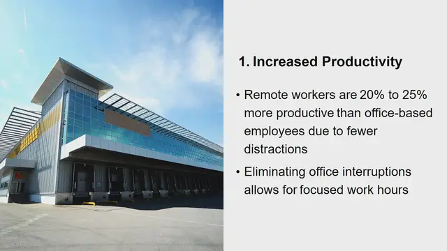 'Video thumbnail for Top 10 Benefits of Organizations: Why They Should Allow Employees to Work from Home'